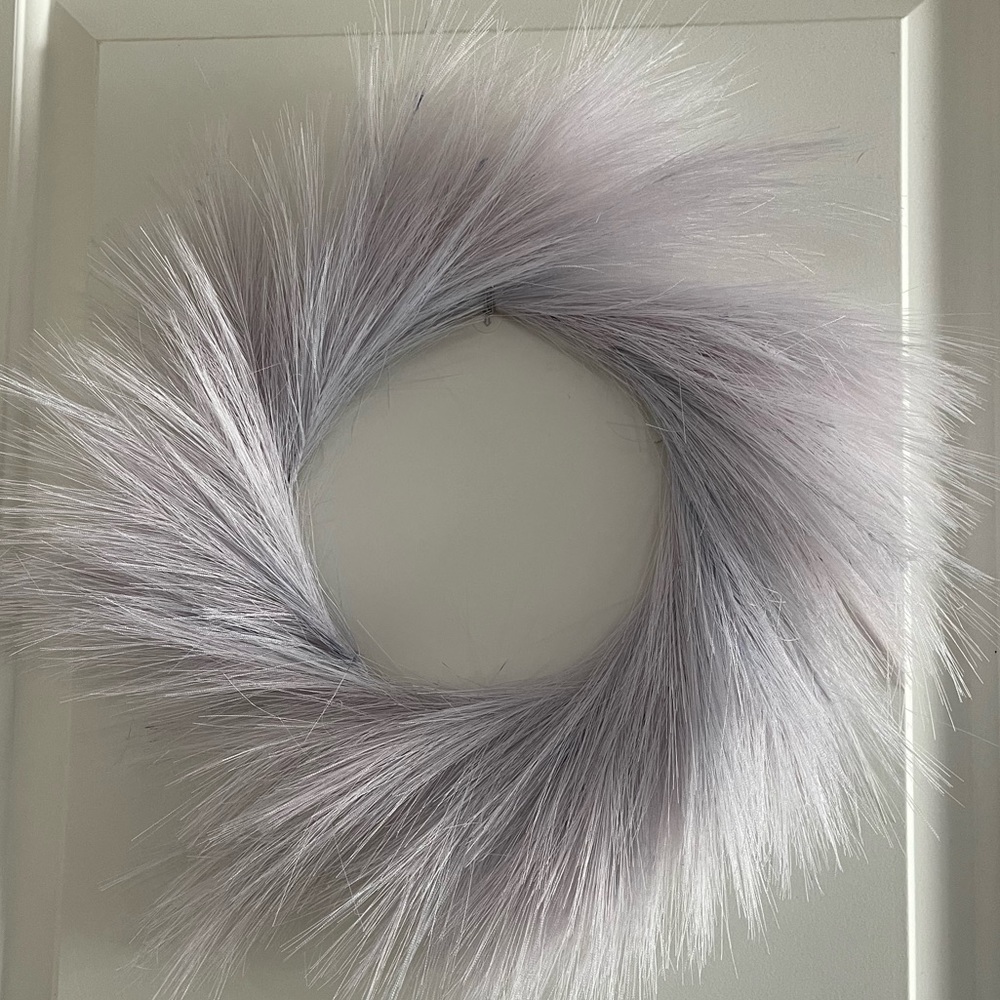Wreaths made from faux pampas grass